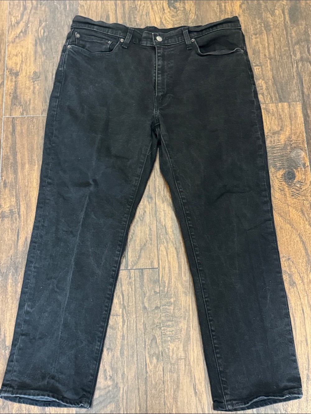 Levi's Premium Men’s 541 Black Denim Jeans 36x30 inches Athletic Taper Jeans